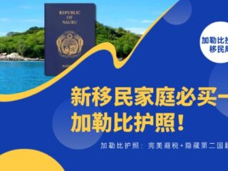 新移民家庭必买一本加勒比护照！完美避税+隐藏第二国籍