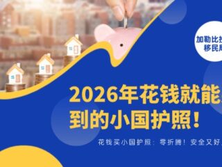 2026年花钱就能买到的小国护照！零折腾！安全又好用