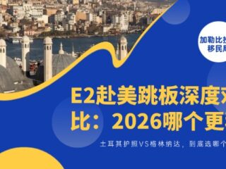 E2赴美跳板深度对比：土耳其护照VS格林纳达，2026年经商到底选哪个更稳？