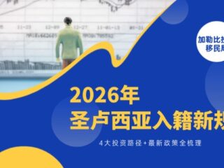 2026圣卢西亚入籍新规｜4大投资路径+最新政策全梳理