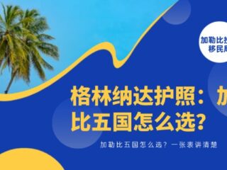 格林纳达护照：加勒比五国怎么选？一张表讲清楚