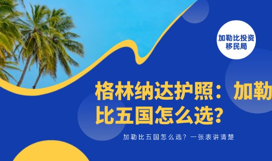格林纳达护照：加勒比五国怎么选？一张表讲清楚