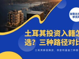 土耳其投资入籍怎么选？购房、存款和基金三种路径对比