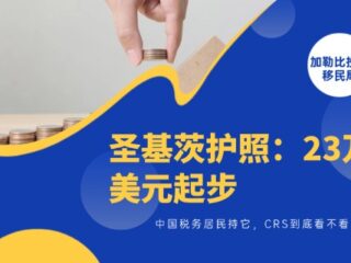 圣基茨护照：23万美元起步，中国税务居民持它，CRS到底看不看得见