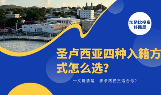 圣卢西亚四种入籍方式怎么选？哪条路径更适合你？